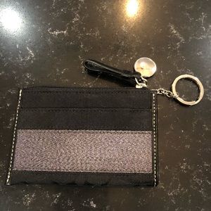 Key chain credit card holder
